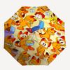1pc Garfield Outdoor Umbrella - Automatic Opening/Closing, Portable 3-Fold Design, 8-Rib Iron Frame, Perfect Gift for Fans, Travelers, Daily Use.N015