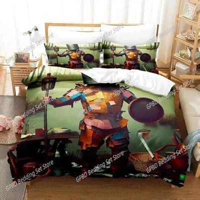 Game Rivalia Dungeon Raiders Bedding Set 3D Printed Suitable For Bedroom Duvet Cover Set With Pillowcases Kids Home Textile