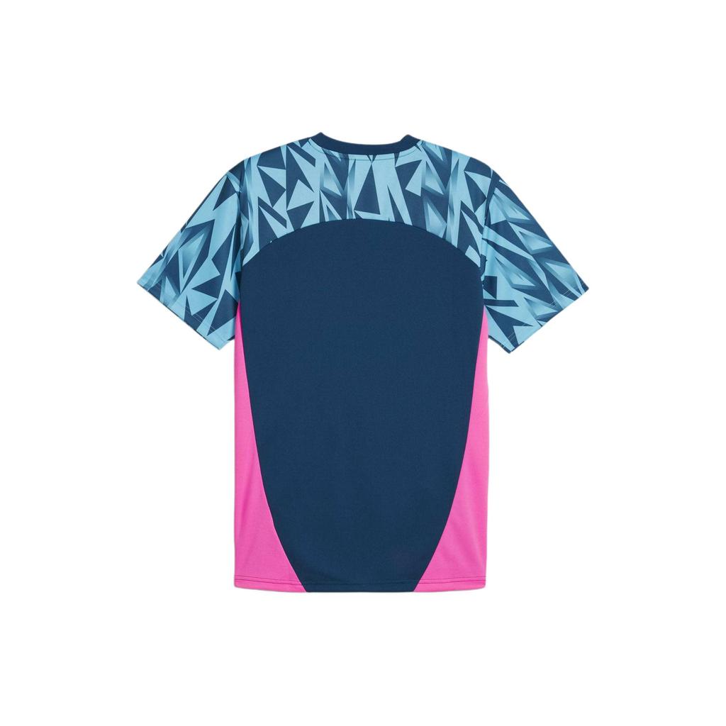 Puma Color Block Casual Sports Round Neck Short Sleeve Printed Dopamine T-Shirt Men T-Shirt Blue 659018-56