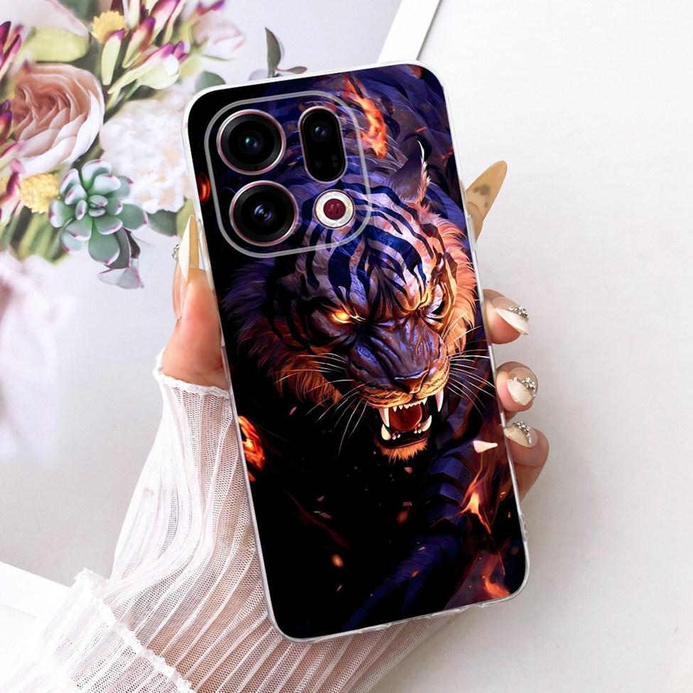 Clear For Oppo Find X9 Case Cover Cute Cat Fashion Butterfly Luxury Painted Soft Casing For Oppo CPH2797 PLJ110