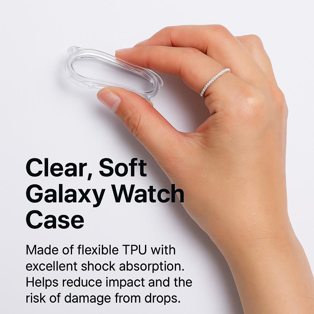La Protection Ultime: Coque TPU Transparente pour Galaxy Watch 45mm