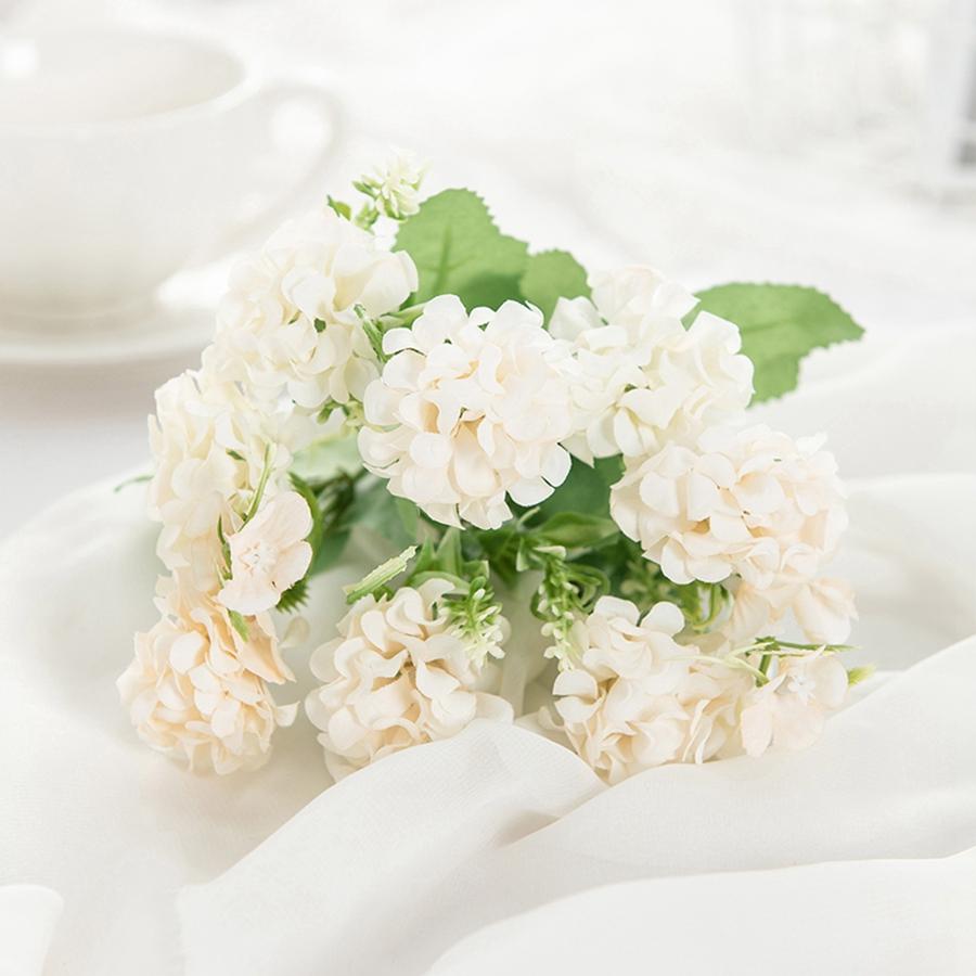 1pc/3pcs silk Hydrangea Artificial Flowers Home vase table DIY Festival party Wreath Accessory Wedding Bridal Bouquet Decoration