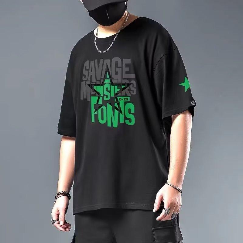 Футболка мужская большого размера с коротким рукавом — фото 2