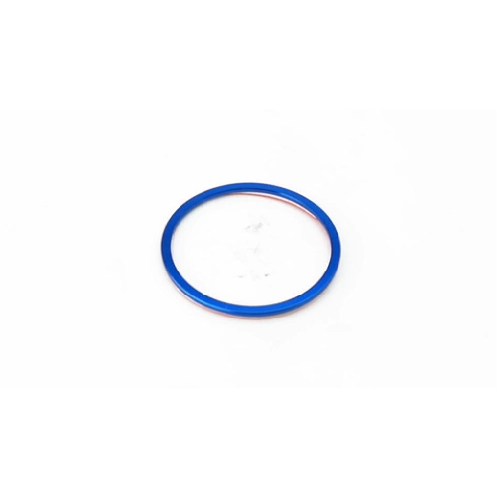 Blue Aluminum Dashboard Clock Surrounding Decoration Trims For Mercedes C E GLC