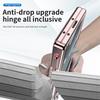 Case for Samsung Galaxy Z Fold7 5G, with stand, rose gold