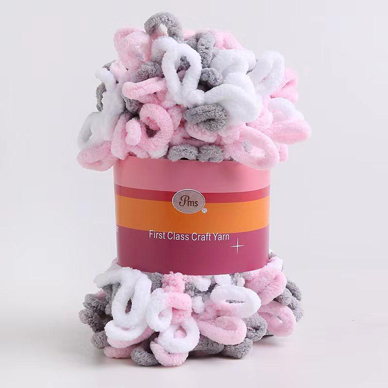 100g/Rolle Finger Loop Garn Faden Flauschig Weich Chenille Dickes Garn Handgestrickte Decke Schal Häkeln Strickgarn DIY Garn Verkauf