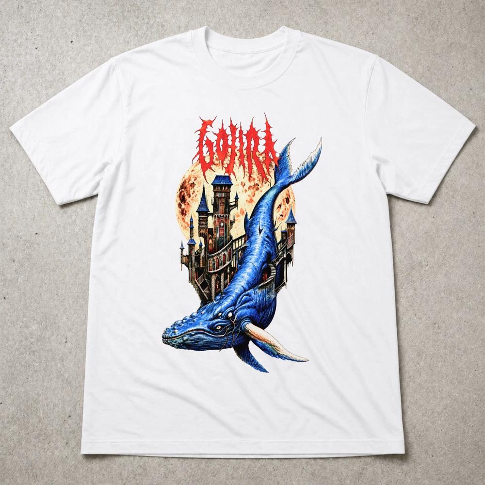 Gojira T Shirt Metal Band Whale Graphic Tee Heavy Metal Music Shirt Adults Kids 2XL