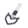 For Car Tow Decoration Belt Train Bus Handle Hand Strap Drift Charm Strap Drift Front Tow Hook Car Styli Tow Rope Heart Ring