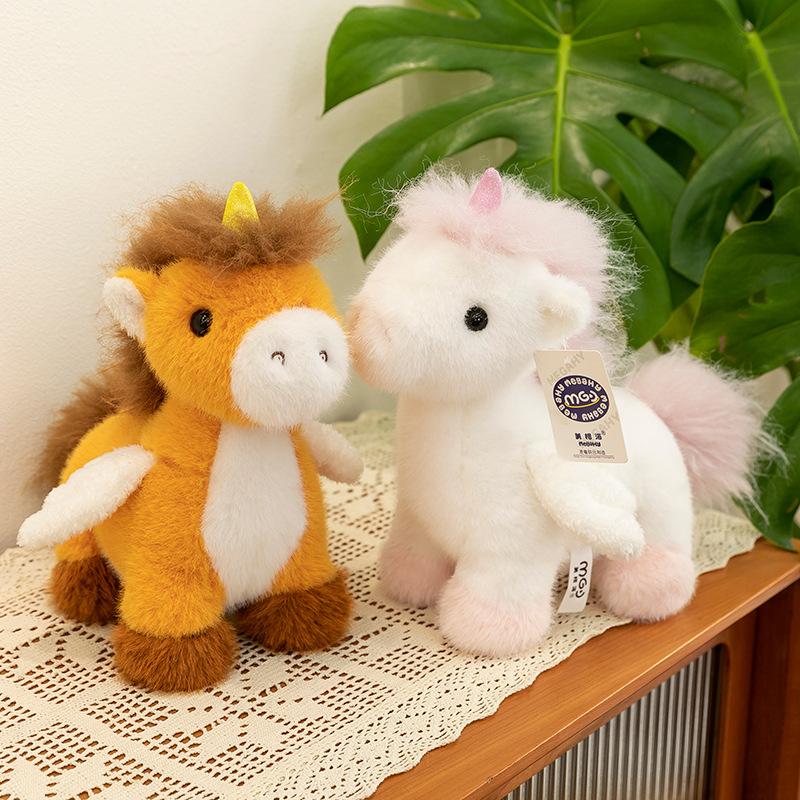 Simulation Cute Pony Doll Unicorn Doll Plush Toy Children Comforting Rag Doll Girl Gift