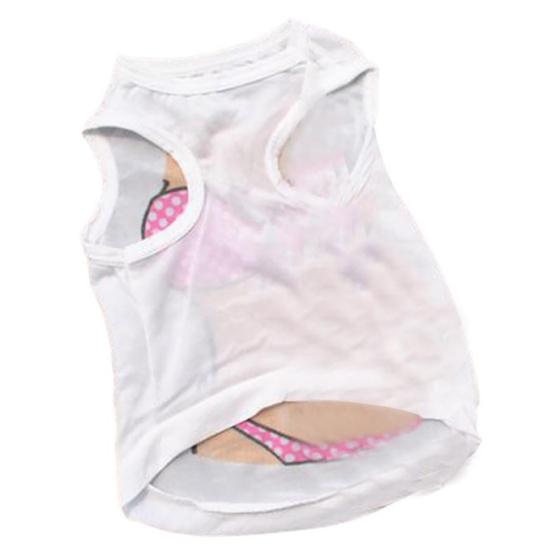 Pet elegante gilet petto muscolo bikini casual puggy vestiti