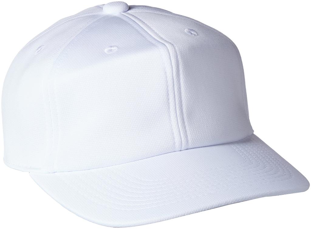 SSK Baseball Cap BC061 White L Square-Brim 6-Sided
