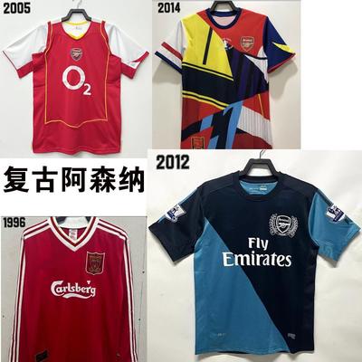 Retro Ball Arsenal Football Shirt Thai Version A Goods Home Away Short-sleeved Men's T-shirt Nostalgic