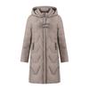 Big down jacket women's new high-end middle-aged mother white duck down hooded long knee warm jacket