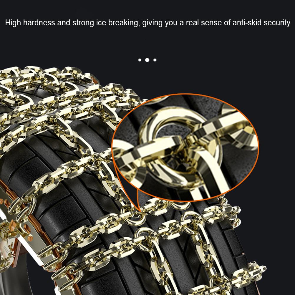 Snow Chains Car Anti Slip Tire Chains Anti Skid Tire Snow Chains for Car SUV Trucks