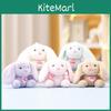 Adorable Plush Bunny Doll Cute Stuffed Animal Keychain For Girls Wedding Gift