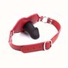 1pc BDSM Silicone Cock Penis Mouth Gag Sex Restraint Dildo Mouth Gag Adjustable Strap On Mouth Plug BDSM Adult Bondage Gags Toys