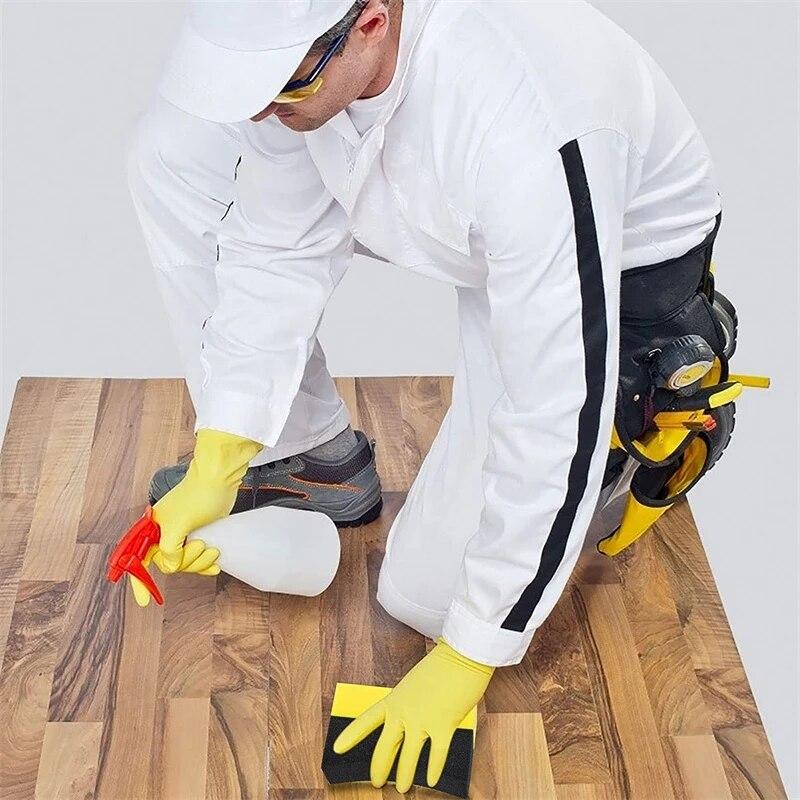 Tire Polishing Wax Sponge Detail Applicator Sponge Tire Cleaning and Wiping Cleaning Tool