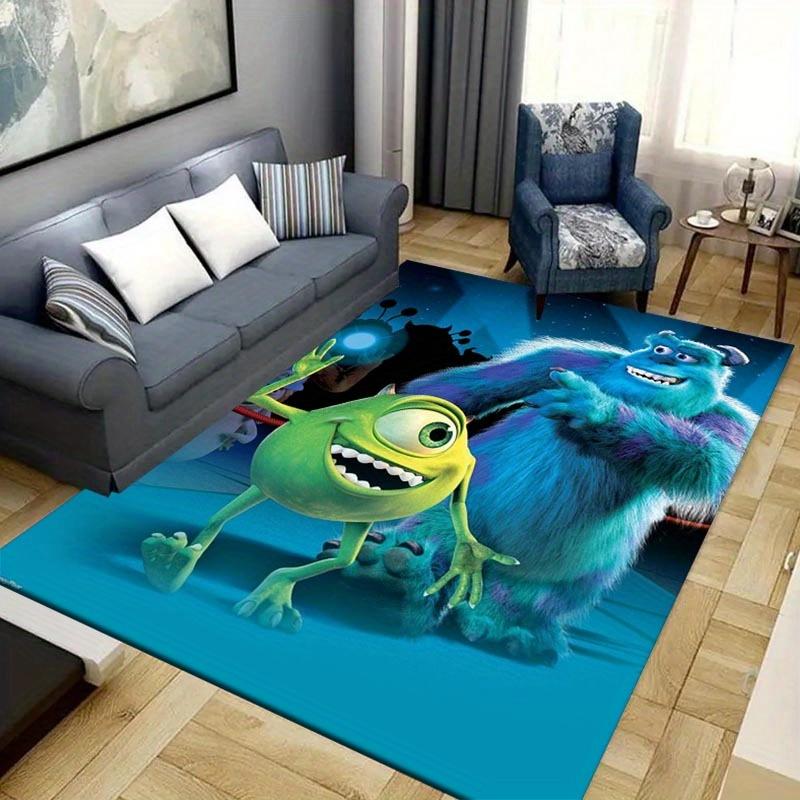 1pc Monsters University Pattern Area Rug Soft Flannel Floor Mat for Living Room,Office,Bedroom and Carpet,Sofa Coffee Table Floor Mat