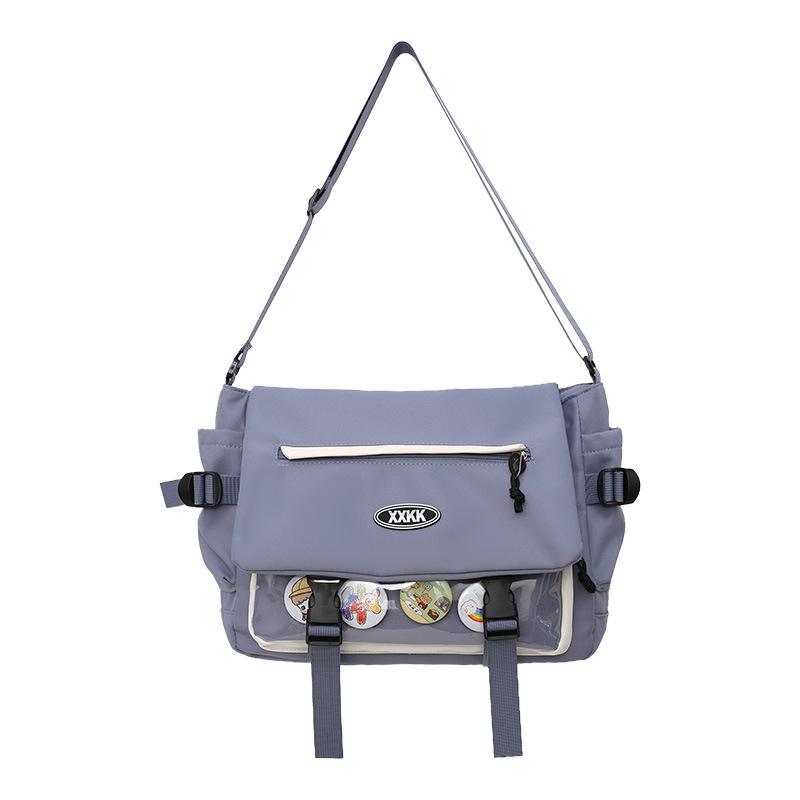 

Мужская сумка-мессенджер, женская сумка-мессенджер большой вместимости, сумка через плечо для студентов и студентов синий