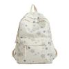 Schoolbag New Small Floral Student Backpack Junior High School Girls Backpack Star Print Floral Backpack Leisure Bag