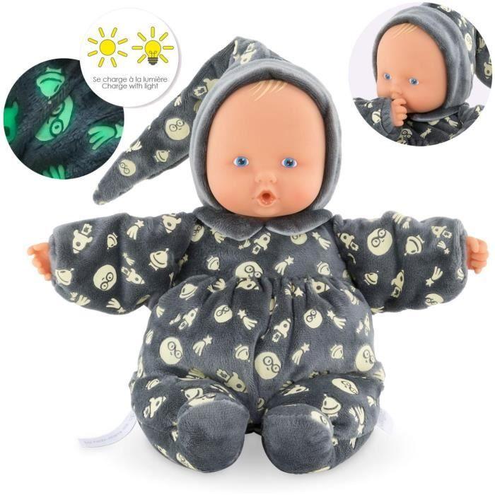 Mon Doudou COROLLE - Babipouce Brille Dans La Nuit - 28 Cm - Senteur De Vanille - Dès La Naissance