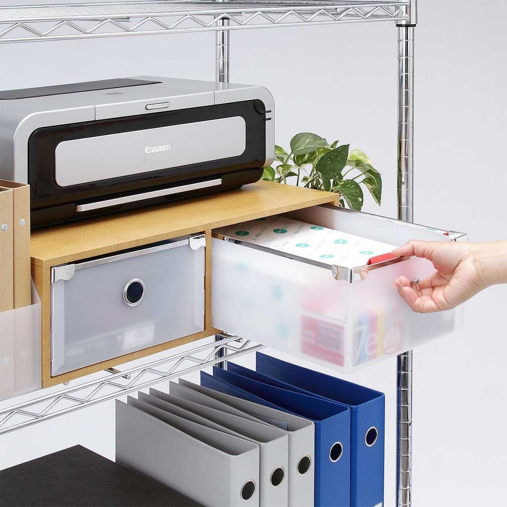 Sanwa Direct Printer Compatible with Multifunction Stores A4 Paper and Ink Under the White Stand, Devices, Printer, 100-PS001W