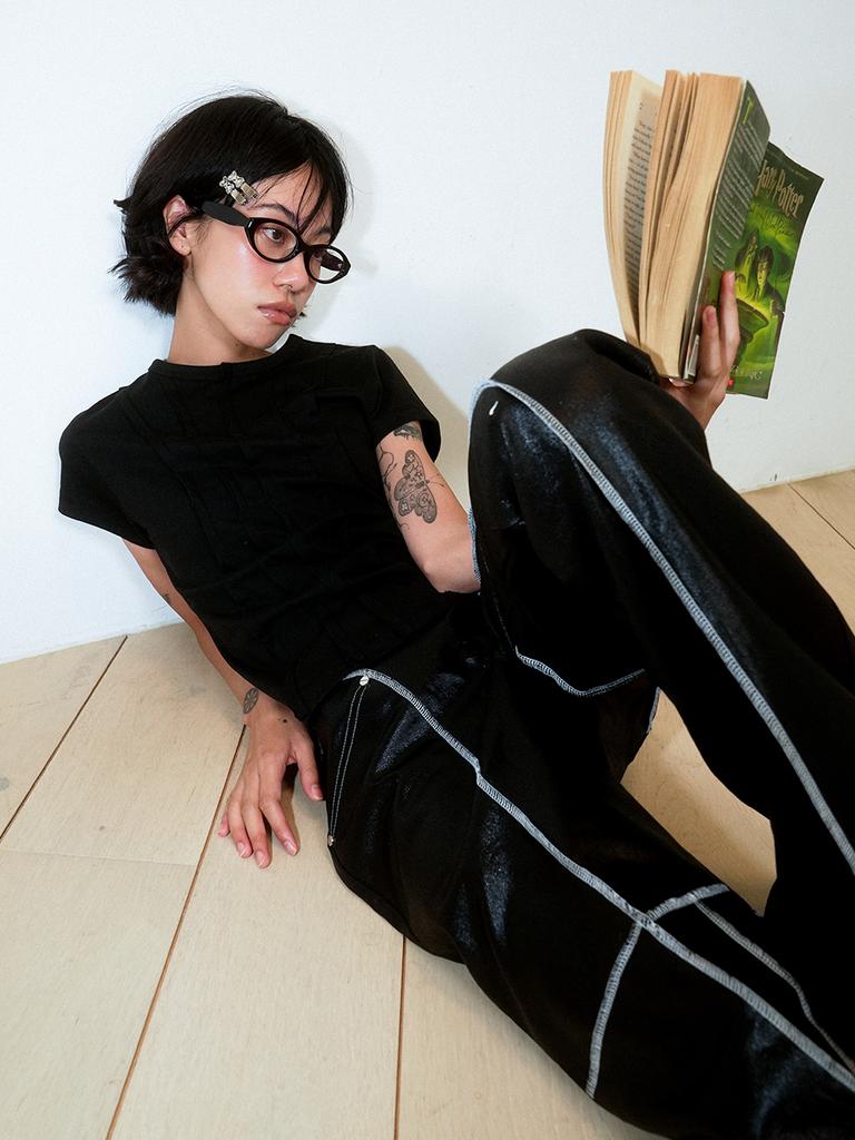 Sukkoleuseji Ginger Trousers (Black)