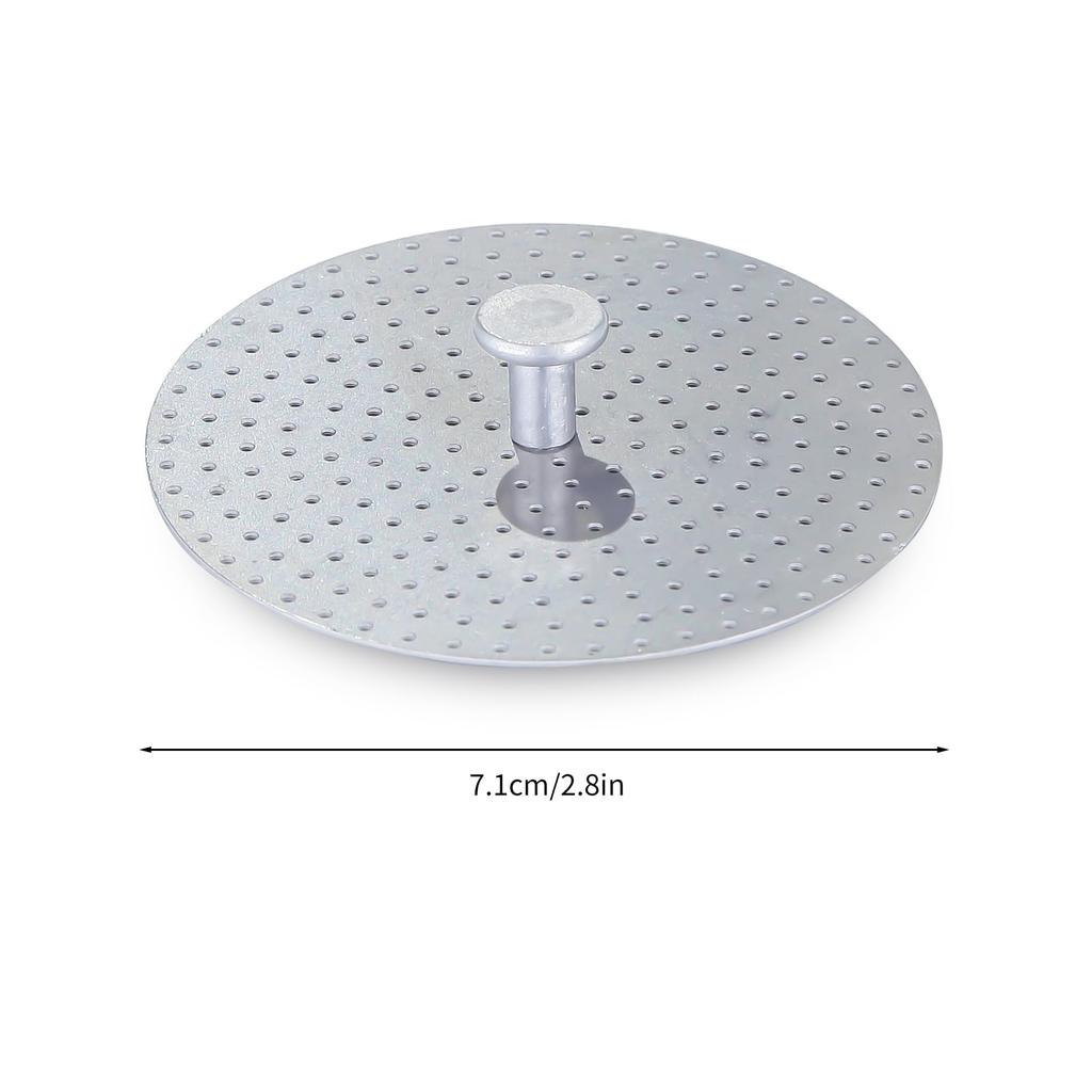 Easyworkz Stainless Steel Moka Pot Reducer Espresso Maker Replacement, 10-12 Cup Size