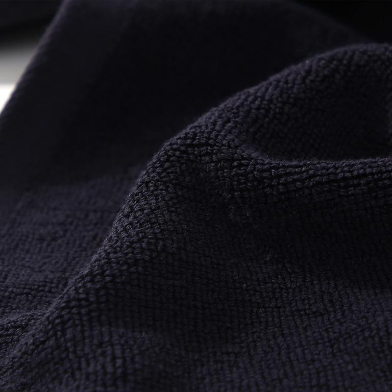 Super Absorbent Pure Black Black Towel, Black Square , All Cotton Non Fading Small Square Scarves,Gym, Barber Shop, Makeup Table