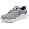 Skechers Air Cooled Memory Foam Comfortable Versatile Walking Shoes Men Sneaker Gray 233184-GYBL