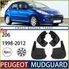 Suitable for Peugeot 206 1998-2012 Car Fender Tire Fender Fender Skin