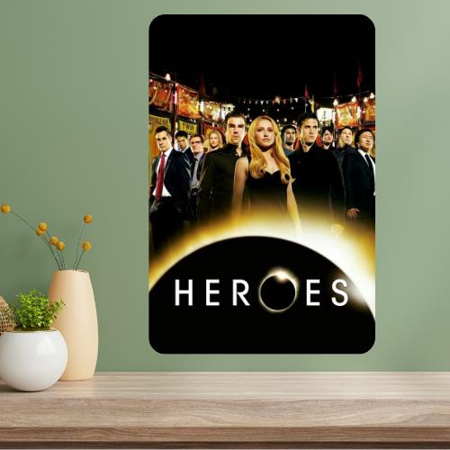 

Heroes Metal TV Show Poster Sign 20x30cm（7.8x11.8inch）