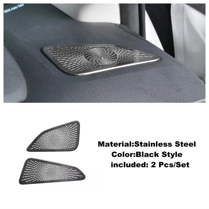 Stainless Steel Dashboard Front AC Air Conditioning Vents Frame Cover Trim For Toyota Corolla &Corolla Cross - 2025