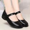Comfortable leather shoes spring and summer, new women's shoes soft leather soft sole work shoes non-slip women's single shoes