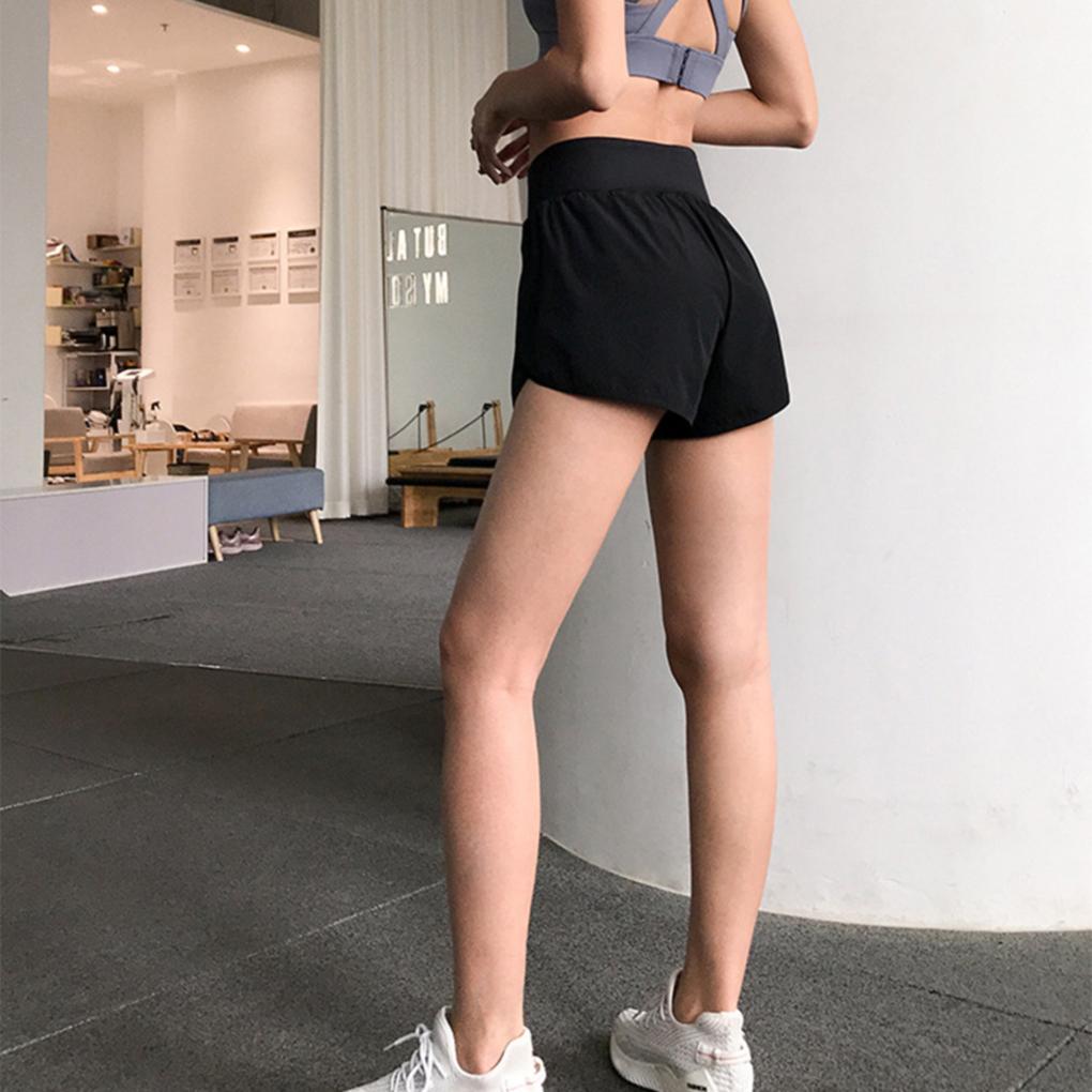 Jogging Running Shorts Women 2 In 1 Dry Shorts Gym Loose Sport Shorts Breathable Yoga Shorts