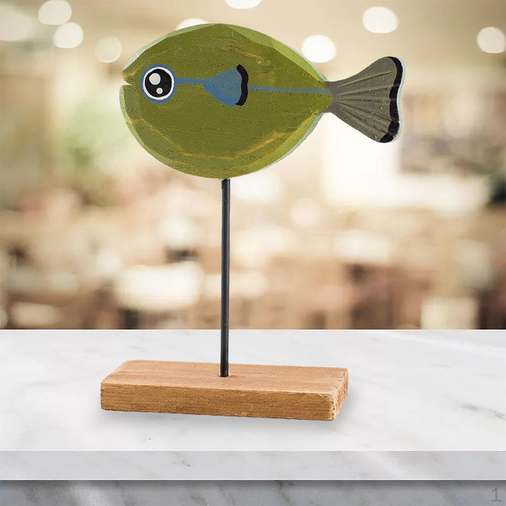 

Fish Ornament Decorative party for animals Cafe Home Living Room Decoration Green