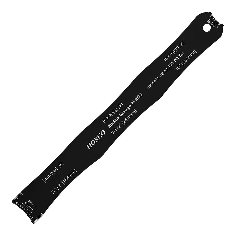 HOSCO Luthiers Tools H-RG2 Fingerboard Radius Gauge Precision Measuring Tool