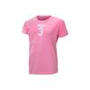 Neo Casual Straight-Cut T-Shirt Women Tops Pink DW7740
