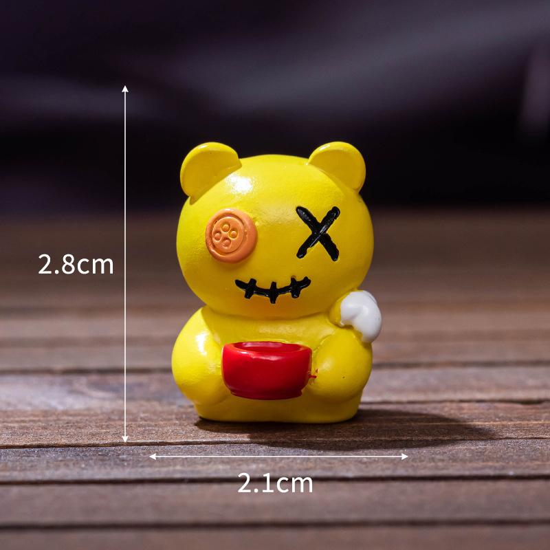 Mini Halloween Geist Mumie Kürbis Mikrolandschaft Kreative Ornamente Miniaturfiguren DIY Heim Desktop Dekoration Geschenke