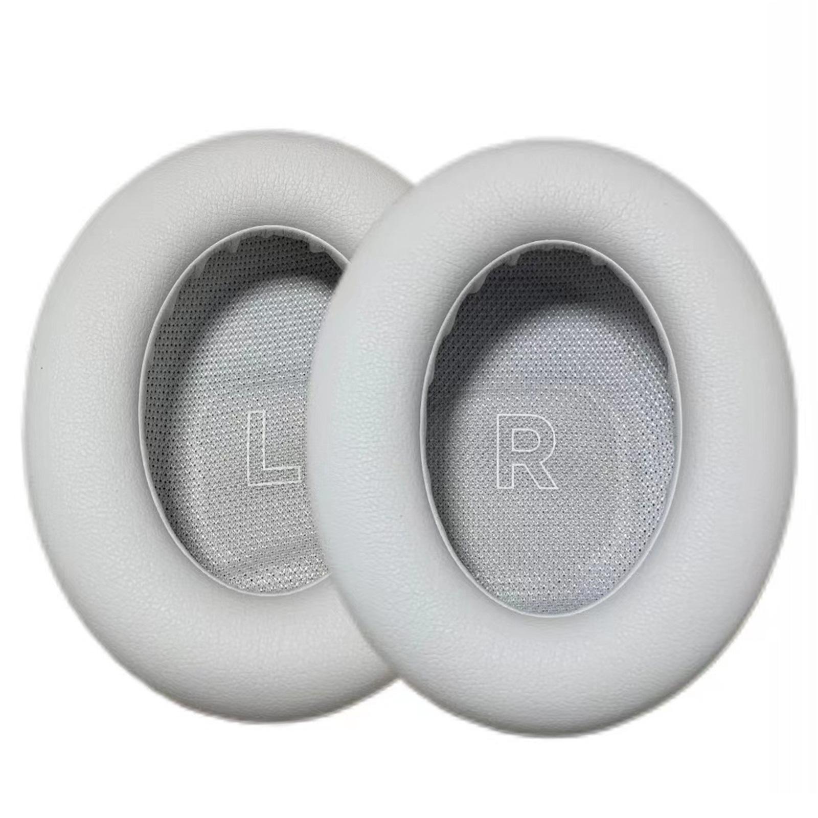 

Ear Pads Earmuffs for Bose QC Ultra Headphones Soft Sponge Earphone Cushions Earpads Case Cover белый