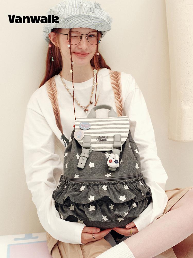 Vanwalk Shirred Special Limited Backpack [Dark Gray]
