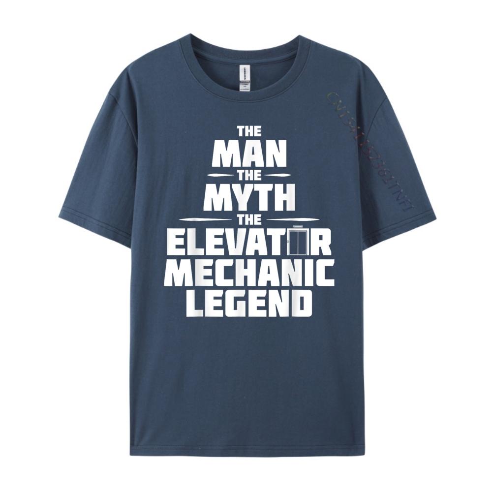 

The Elevator Mechanic Legend Graphic T Shirts Short Sleeve TShirt Men Mardi Gras 3XL