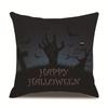 Halloween Linen Pillow Cover Printed Pillow Cover