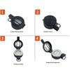 Vintage Compasses Navigation High Accuracy Compasses Flip Cover Pocket Watch Compasses for Outdoor Activities Easy Use