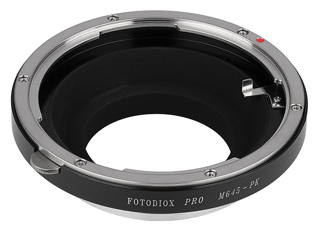 Fotodiox Pro Lens Mount Adapter for Mamiya 645 Lenses to Pentax Digital SLR Cameras K-Mount (PK)