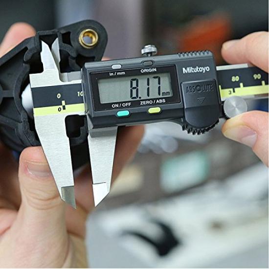 Mitutoyo America Digimatic Caliper No Output Length Borosilicate Glass 500-196-30 6" Run, 1" Height, 1" Width, 1"