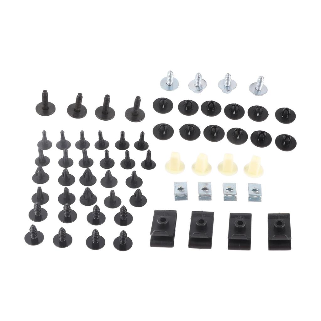 50pcs Engine Under Cover Retainer Clips Underbody Mudguard Door Bumper Panel Fastener Screw for