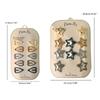 10pcs Stylish Hairpin Set Durable Alloy Hair Clip Lightweight Heart Star Hair Clip for Girls for Different Hairstyles