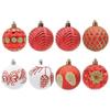 8pcs Delicate Christmas Ball 6cm Hanging Ornament Christmas Tree Pendant  Window