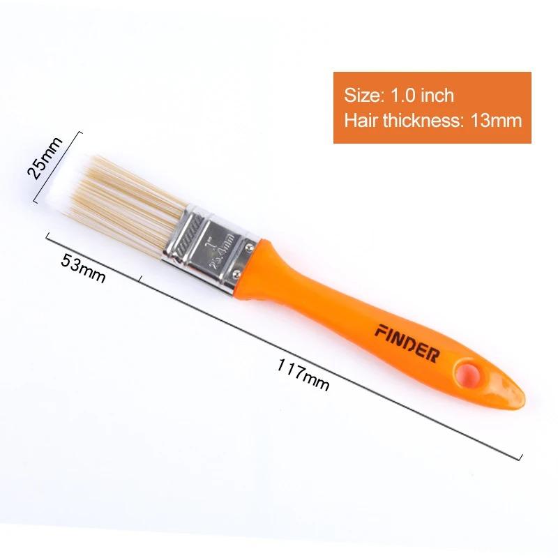 

Кисть для покраски стен дома, мягкая щетина из ПЭТ, прочная щетка для чистки, ручка из АБС-пластика, кисть для масляной живописи, инструменты для домашнего декора